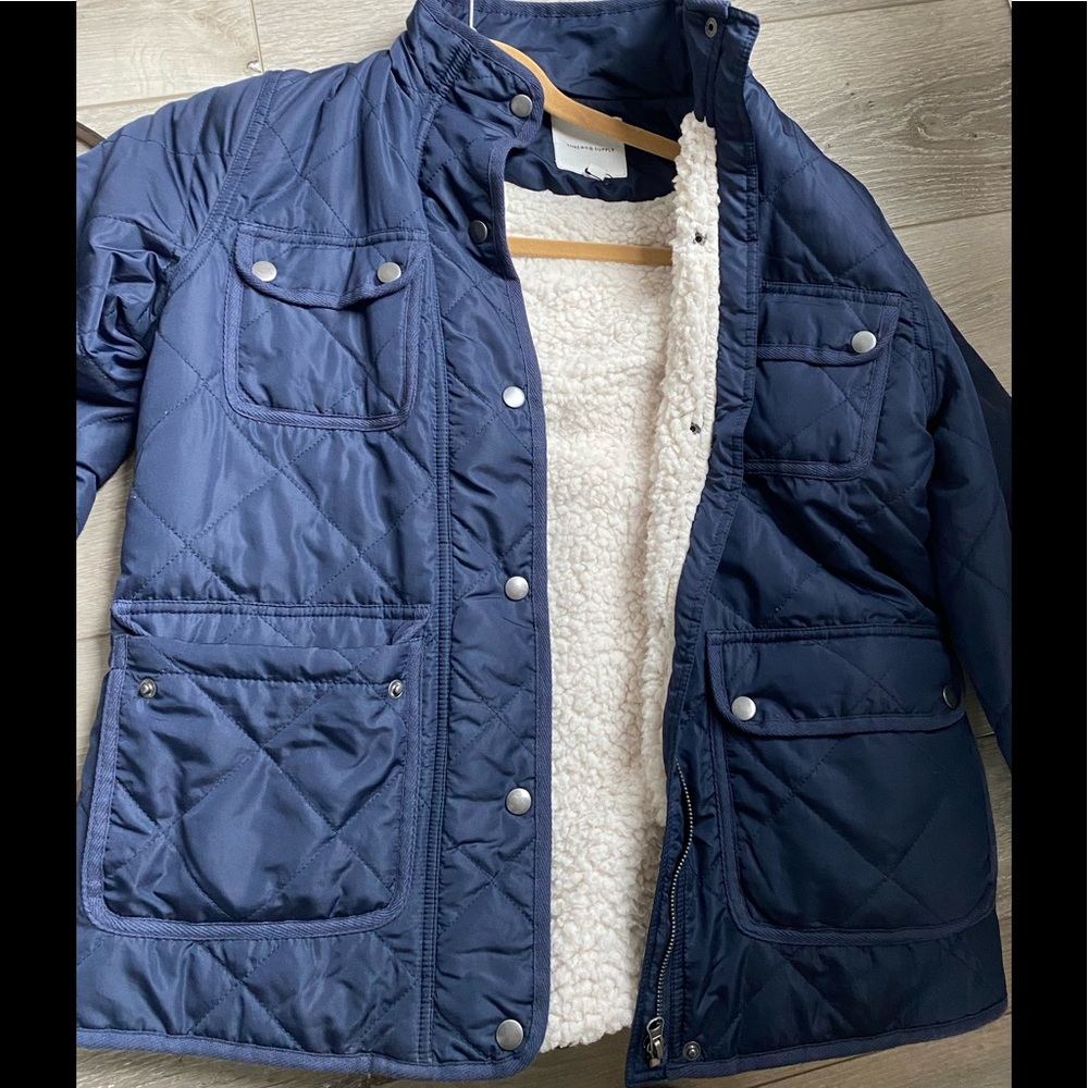 🏷 Thread & Supply • Fleece lined quilted jacket NWOT